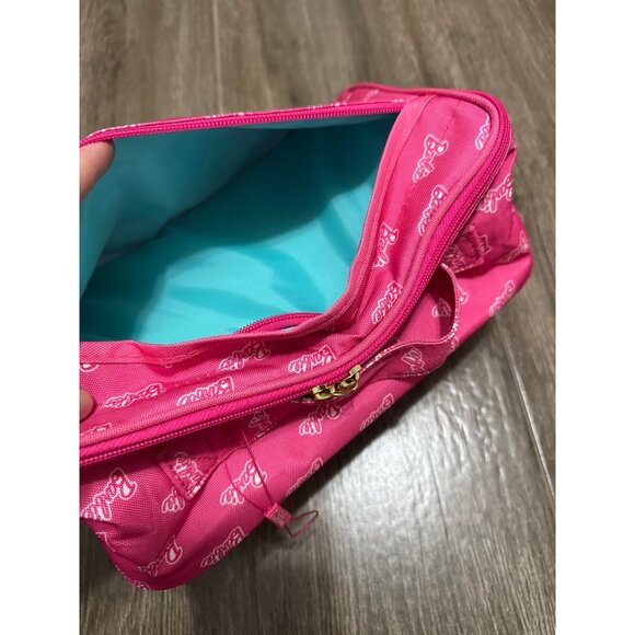 Like new Posh peanut Barbie lunchbox pink cooler lunch box logo print container - Picture 2 of 11